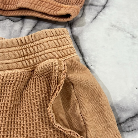 Aerie Bralette Small & Shorts Xsmall Tan Set - Picture 6 of 7